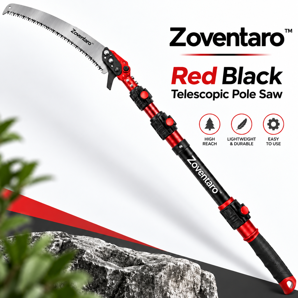 Red Black Telescopic Pole Saw — Brand Hero Image