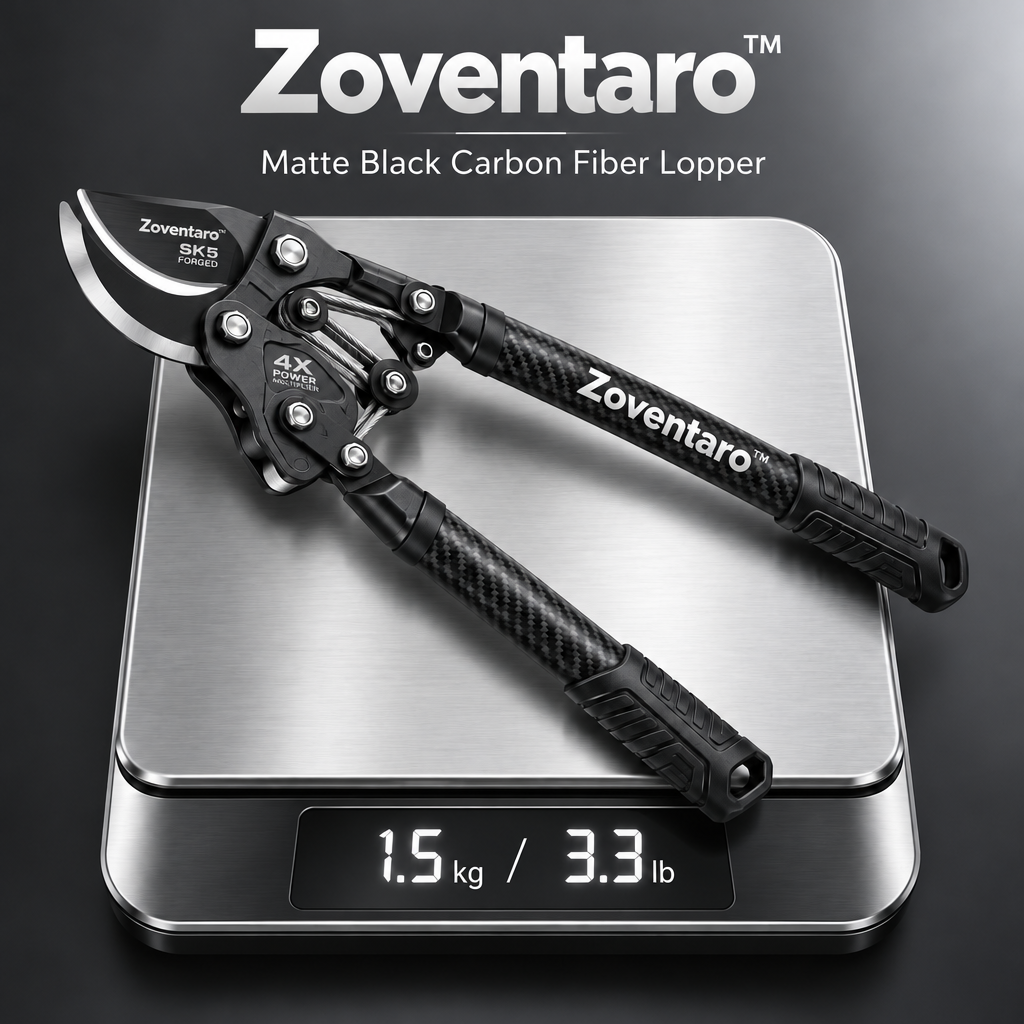 Matte Black Carbon Fiber Lopper — Product Weight