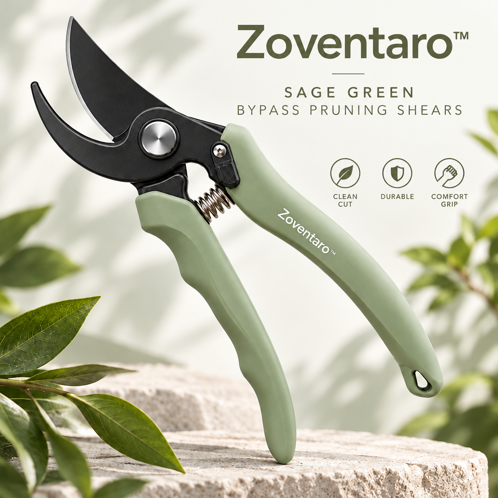 Sage Green Bypass Pruning Shears — Brand Hero Image