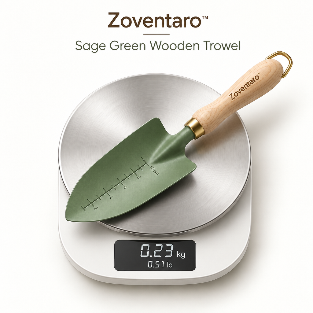 Sage Green Wooden Garden Trowel — Product Weight
