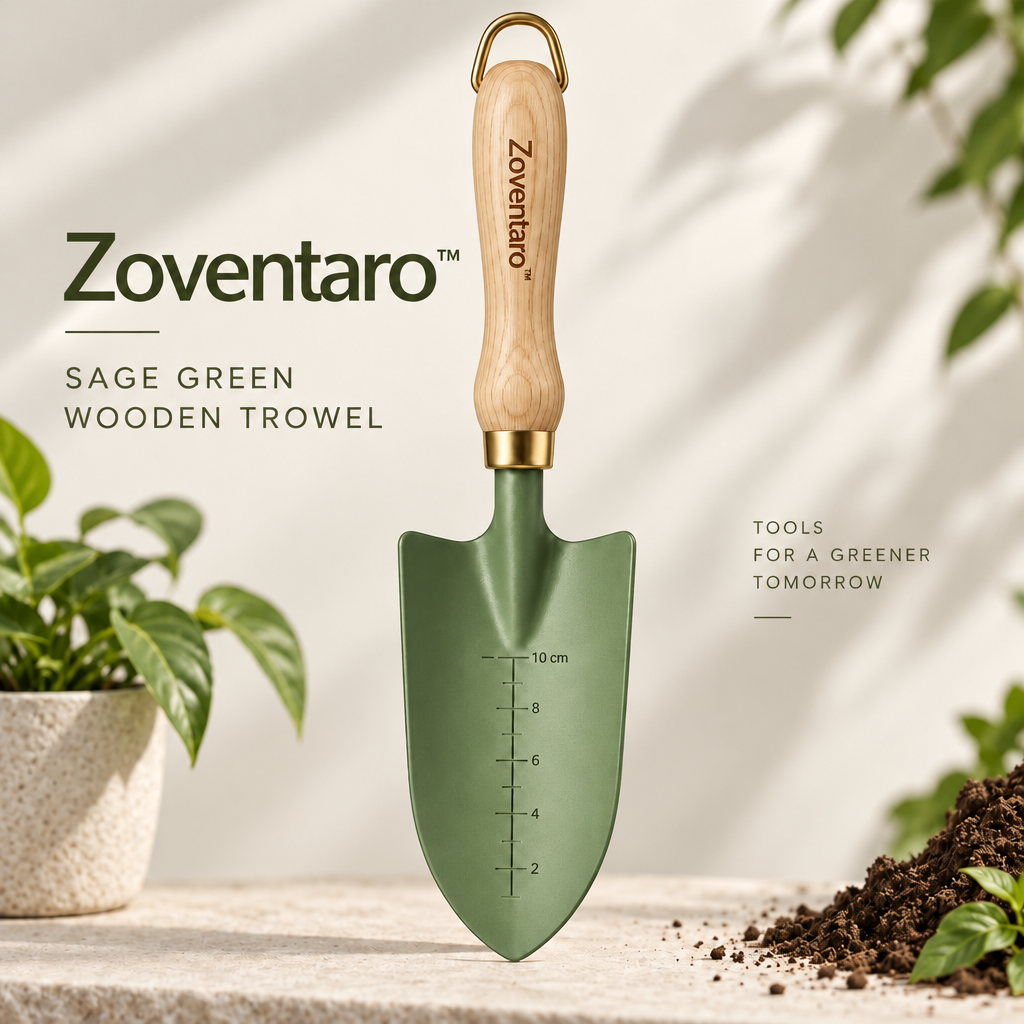Sage Green Wooden Garden Trowel — Brand Hero Image