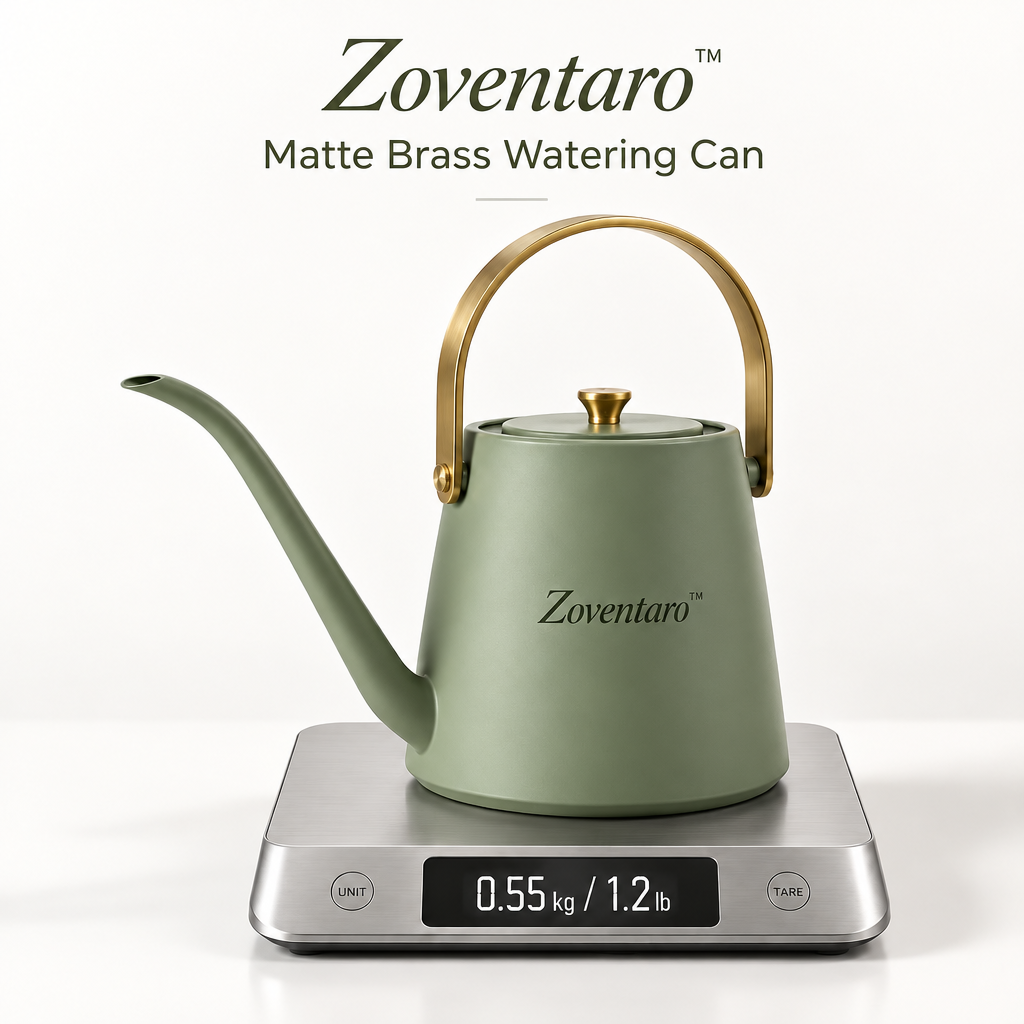 Matte Brass Watering Can — Product Weight