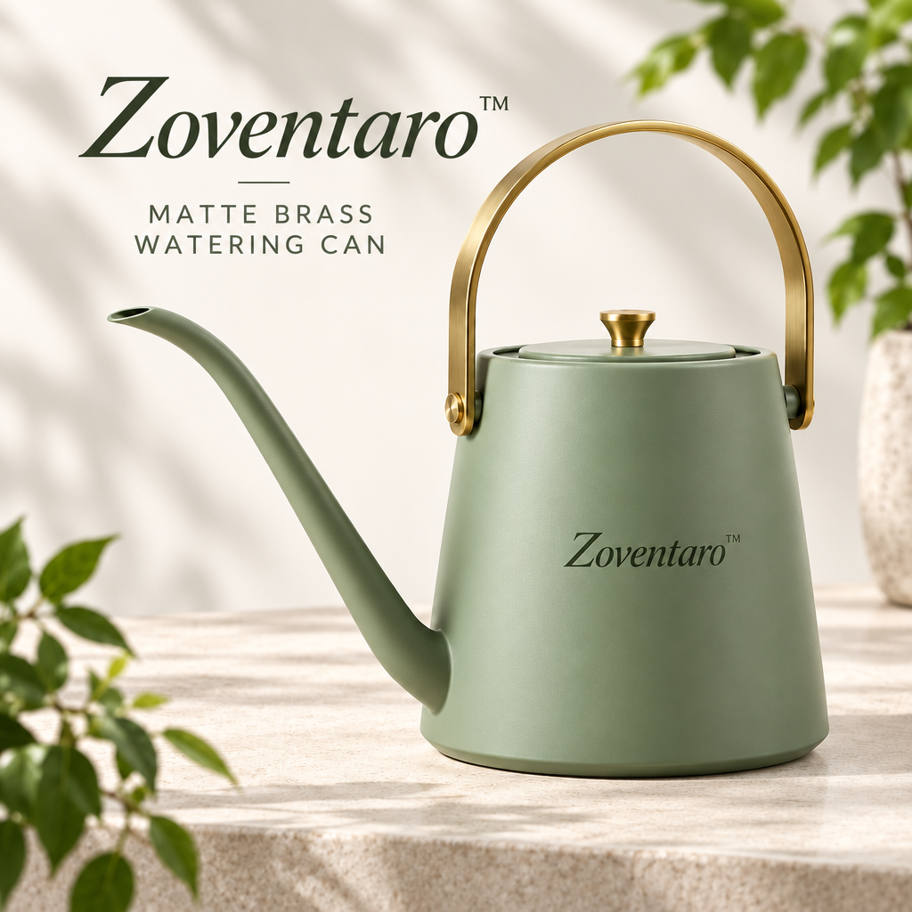 Matte Brass Watering Can — Brand Hero Image